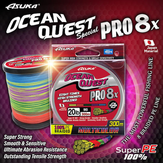 Asuka Ocean Quest 8x Pe Line 0.18mm