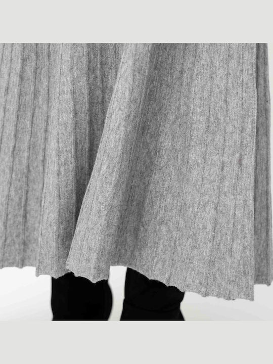 Midi Damenrock Grau