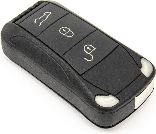 Car Key Shell with Blade with 3 Buttons Remote for Porsche