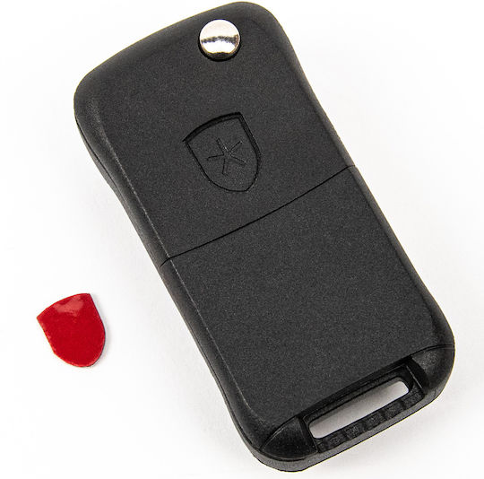 Car Key Shell with Blade with 3 Buttons Remote for Porsche