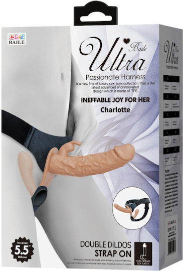 Aph Strap On Intern Extern Vibrator Stimulare Clitoridiană Bw-022081