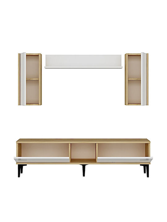 Bibliotecă Living Lemn Sintetic M150xL30xÎ41cm