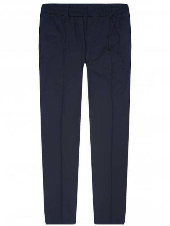 Elastic Blue Trousers