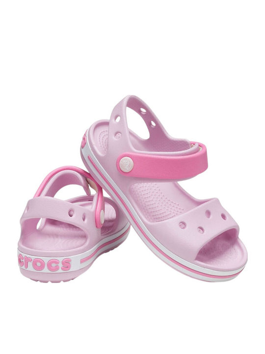 Crocband Children's Anatomical Beach Shoes Pink