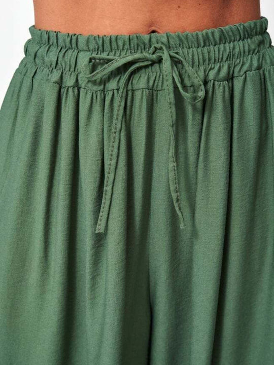 Women's Khaki Set with Trousers with Rubber Band