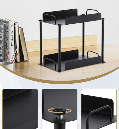 Resteq Tischspiel Basis 32x14x27cm Schwarz