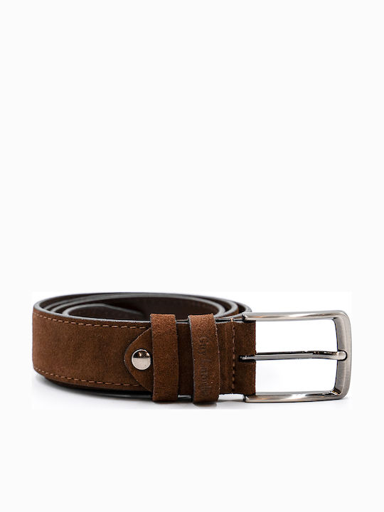 Herren Gürtel Leder Braun