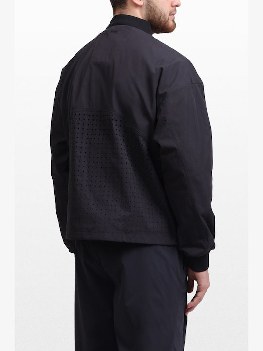 Herren Jacken Bomber Schwarz
