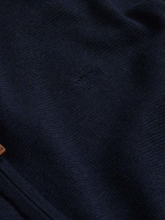 Men's Knitted Jacket Blue