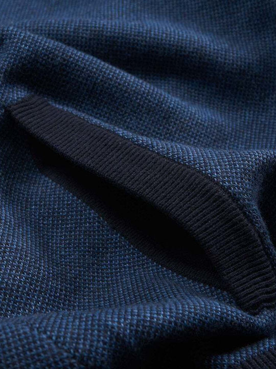 Men's Knitted Jacket Blue