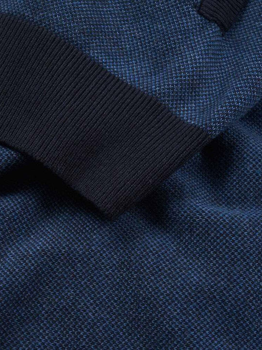 Men's Knitted Jacket Blue