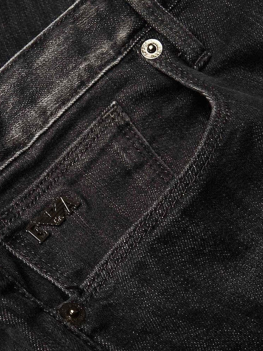 Men's Jeans Pants with Slim Fit Black