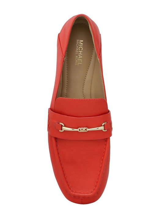 Lena Leather Women's Loafers in Brown Colour