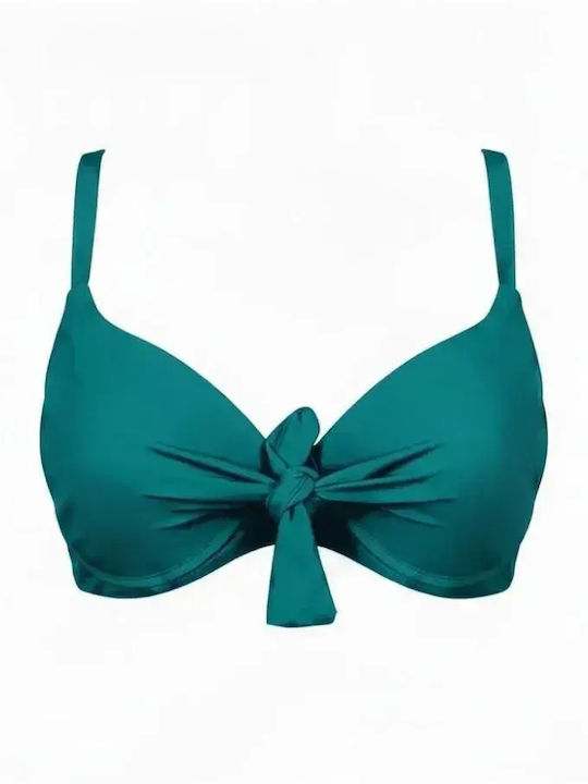 Bikini Set Push Up High Waist Turquoise