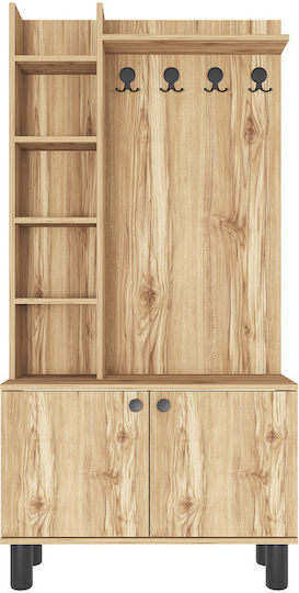 Мебел За Антре Синтетично Дърво 90x35.3x185см