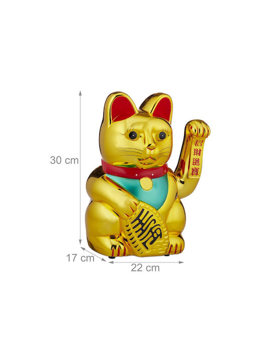 Relaxdays Decorative Cat 30x22x17cm