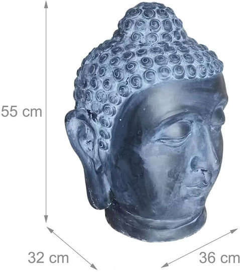 Relaxdays Figurină Decorativă Buddha 55x32x36cm