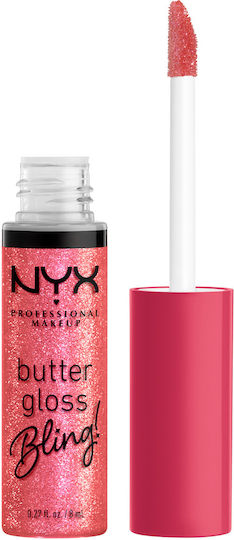 NYX Professional Makeup Butter Gloss Bling! Luciu de buze 05 She Got Money 8ml