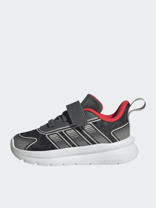 Tensaur Run Kinder Sportschuhe Running mit Schnürsenkeln Schwarze