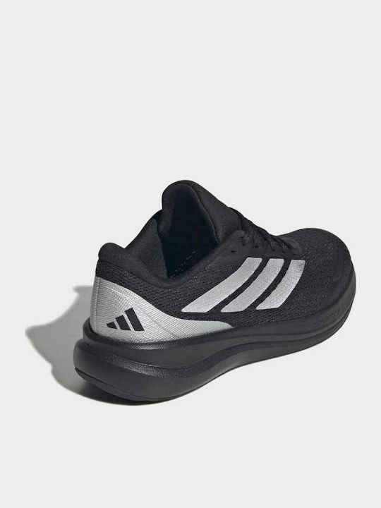 Runfalcon Kinder Sportschuhe Running mit Schnürsenkeln Schwarz