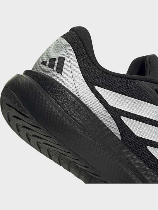 Runfalcon Kinder Sportschuhe Running mit Schnürsenkeln Schwarz