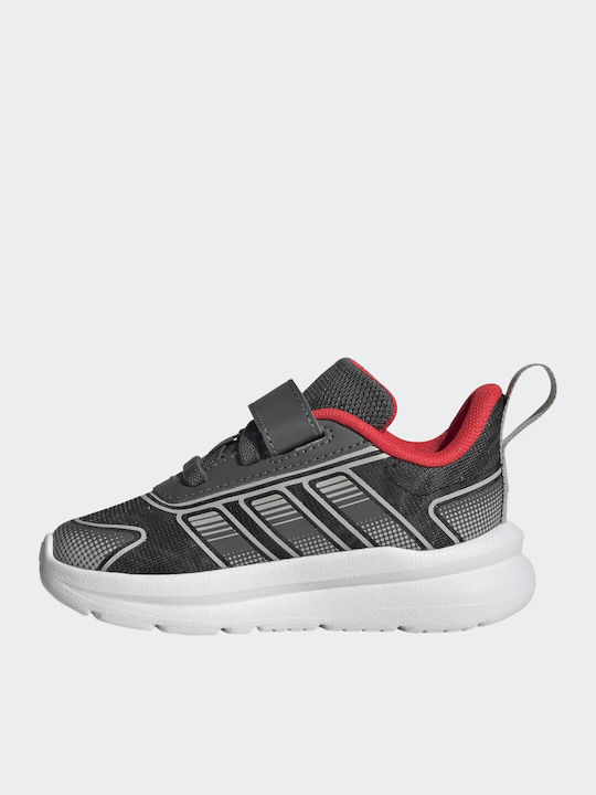 Tensaur Run Kinder Sportschuhe Running mit Schnürsenkeln Schwarze