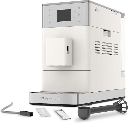 Kitchenaid KF3 Automatic Espresso Coffee Machine with Grinding Mill White