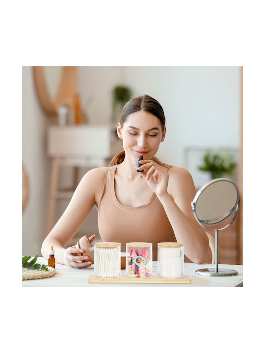Relaxdays Калъф за Памук Бамбук Прозрачен 4052025479107
