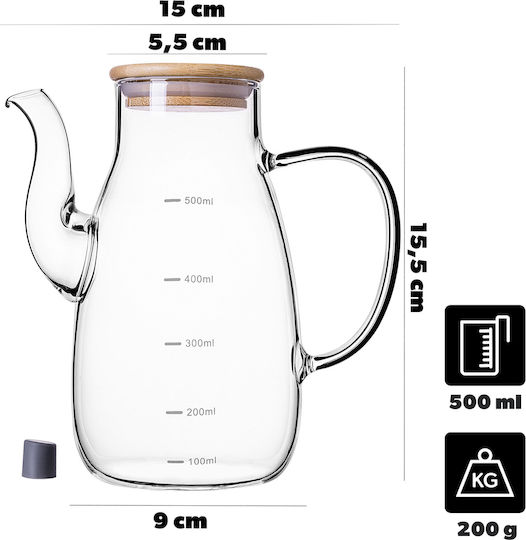 Kadax Cutie De Ulei Din Sticlă Cu Flux 500ml