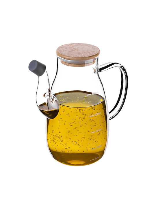 Kadax Glasölkanne mit Fluss 500ml