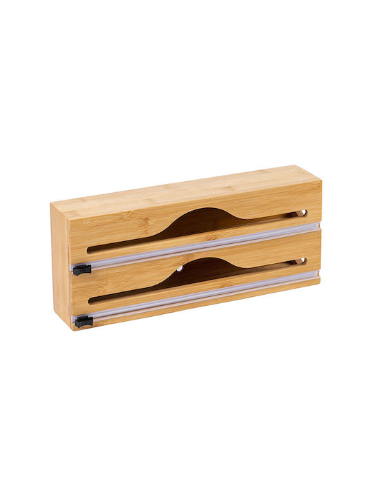 Relaxdays Distribuitor De Role Din Lemn Bej 14x7x33cm 10051755_340