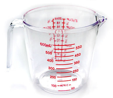 Raki Kunststoff Doser Küchenmesser Graduated 600ml