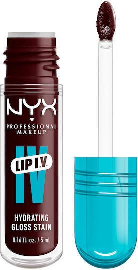 NYX Professional Makeup Lip IV Lip Gloss 15 Water 'bout Wine? Hydrating 5ml