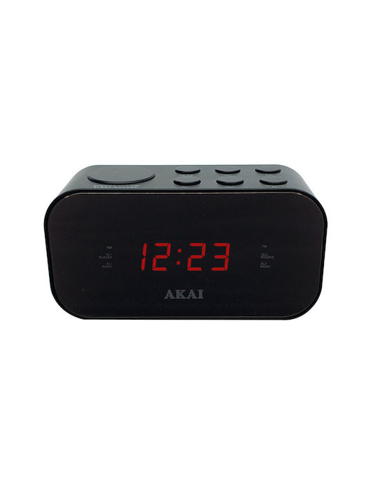 Akai Home Επιτραπέζιο Ψηφιακό Ρολόι με Ξυπνητήρι & Ραδιόφωνο ACR-3088