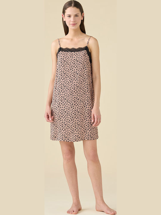 Noidinotte Лятна Дамска Нощница Animal Print
