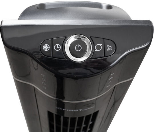 First Austria Ανεμιστήρας Πύργος 60W με Τηλεχειριστήριο Μαύρος