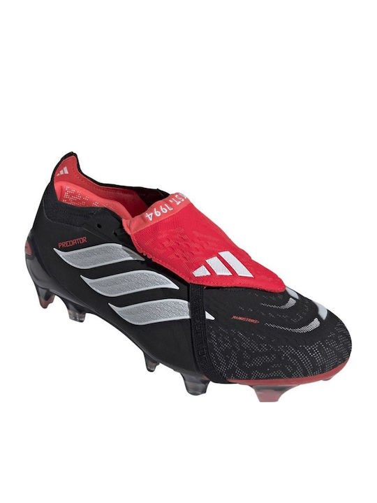 Elite Football Shoes with Cleats FG Black