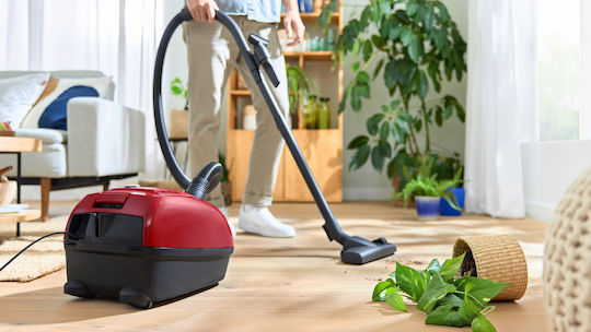 Bosch BGD38RD1H Vacuum Cleaner 600W Bagless 4lt Red