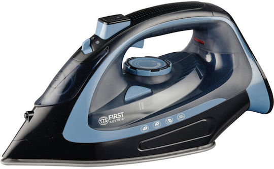 First Austria Dampfbügeleisen 2400W mit Keramiksohle und kontinuierlicher Dampfabgabe 20g/min