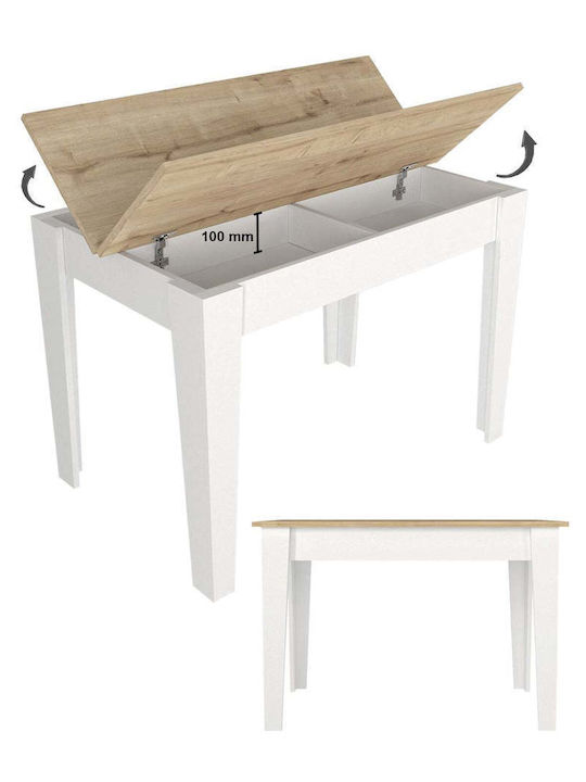 Masa De Dining Din Lemn Alb 72x72cm