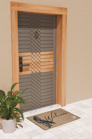 SteweHome Πατάκι Εισόδου Καφέ STE-031514-P31514 Καφέ
