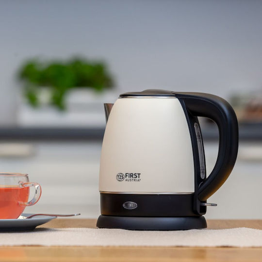 First Austria Kettle 1.2lt 2200W Beige