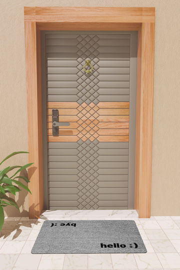 SteweHome Πατάκι Εισόδου Γκρι STE-032354-P32354 Γκρι