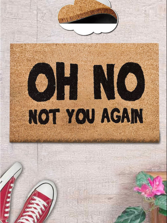 SteweHome Non-Slip Orange Doormat Thickness 15mm