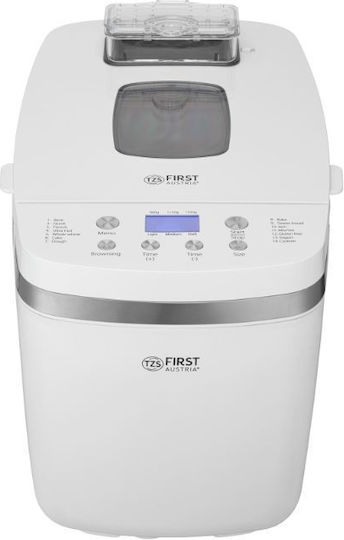 First Austria Bread Maker 850W with Container Capacity 1350gr and Baking Programs