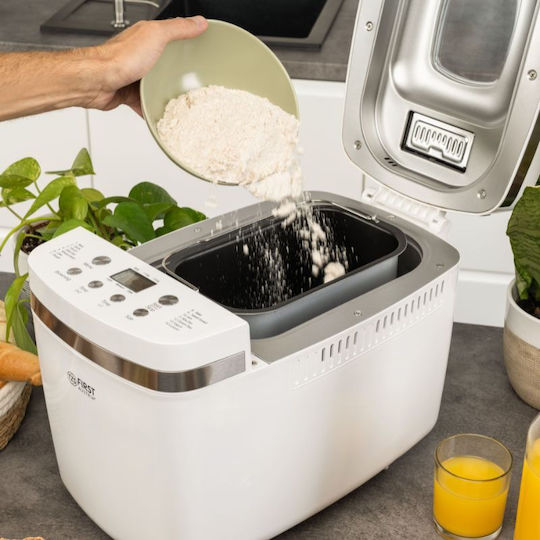 First Austria Bread Maker 850W with Container Capacity 1350gr and Baking Programs
