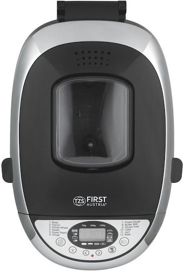 First Austria Bread Maker 850W with Container Capacity 1250gr and 12 Baking Programs