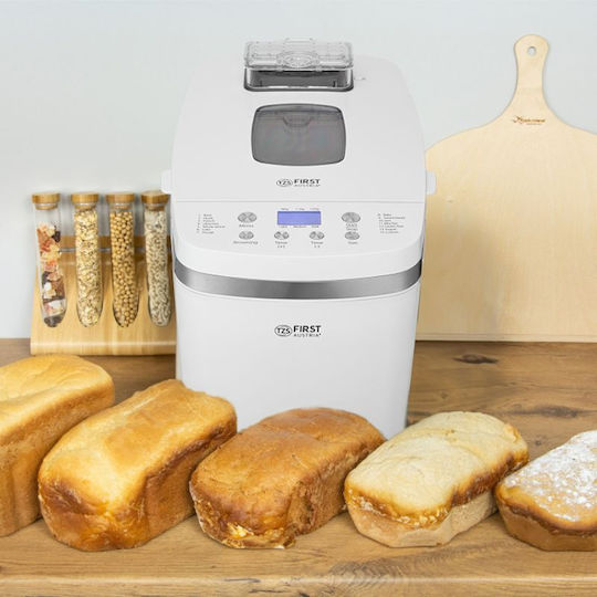 First Austria Bread Maker 850W with Container Capacity 1350gr and Baking Programs