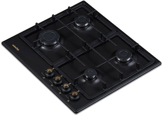 NobeLTek Εστία Υγραερίου Αυτόνομη 58x48εκ. Anthracite Grey