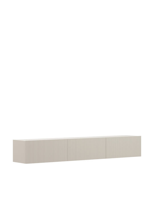 TV-Ständer mit LED-Beleuchtung Weiß M180xT31xH28cm